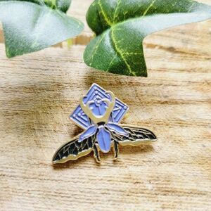 Moth Enamel Pin Brooch Mystical magical Nature Moth lover Fashion pin butterfly
